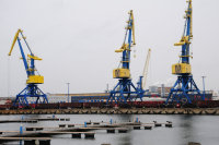 Demonstration fÃ¼r hÃ¶here LÃ¶hne bei der Wismarer Werft